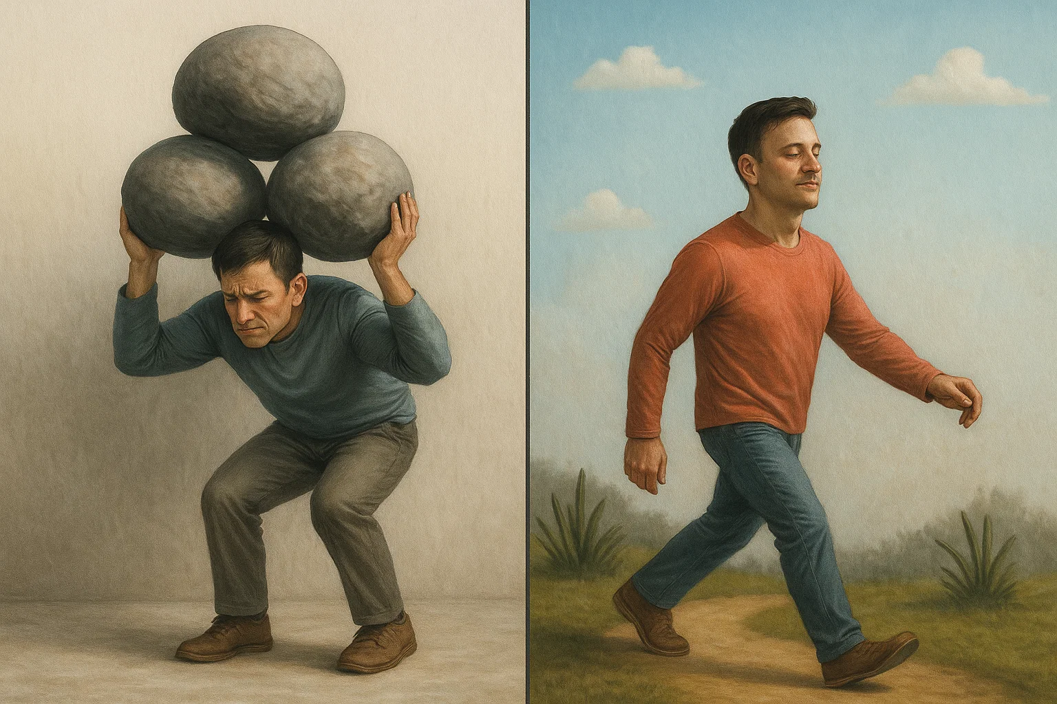 Coping with being stuck Vs resolving it